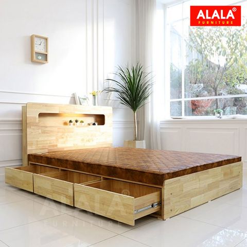 Giường ngủ gỗ tự nhiên A18