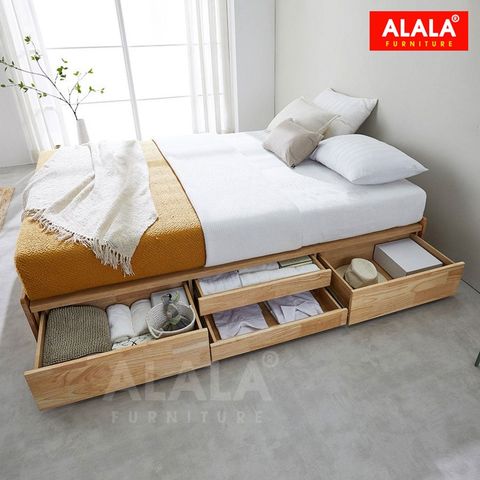 Giường ngủ gỗ tự nhiên A16