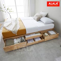 Giường ngủ gỗ tự nhiên A16