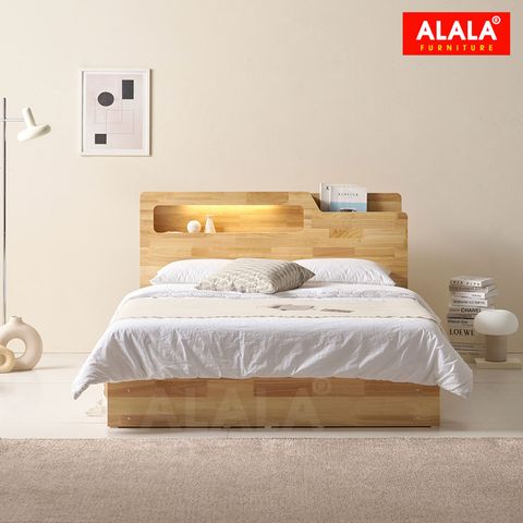 Giường ngủ gỗ tự nhiên A04