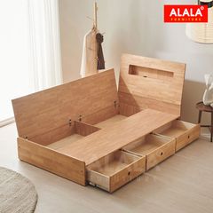 Giường ngủ gỗ tự nhiên A19