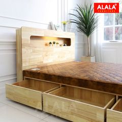 Giường ngủ gỗ tự nhiên A18