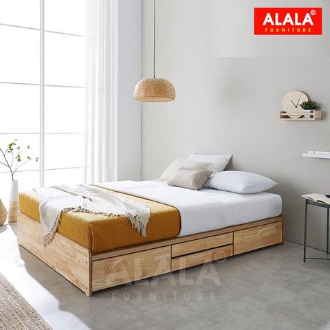 Giường ngủ gỗ tự nhiên A16