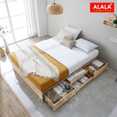 Giường ngủ gỗ tự nhiên A16