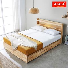 Giường ngủ gỗ tự nhiên A15