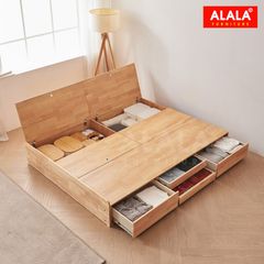 Giường ngủ gỗ tự nhiên A13