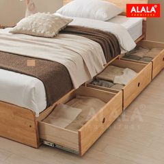 Giường ngủ gỗ tự nhiên A19