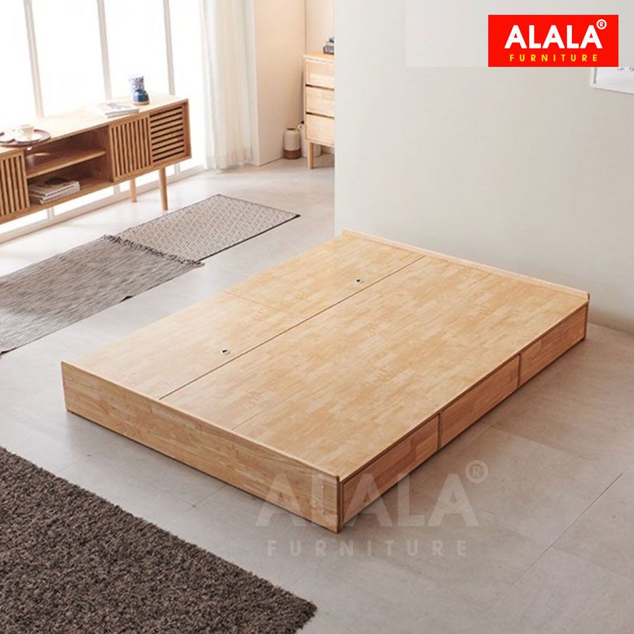 Giường ngủ gỗ tự nhiên A09