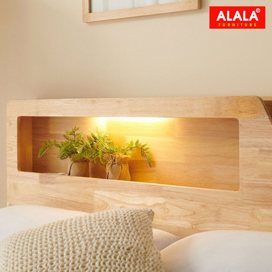 Giường ngủ gỗ tự nhiên A14