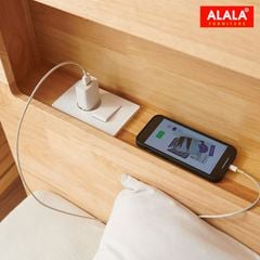 Giường ngủ gỗ tự nhiên A14