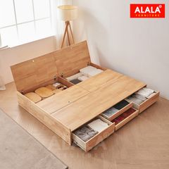 Giường ngủ gỗ tự nhiên A16