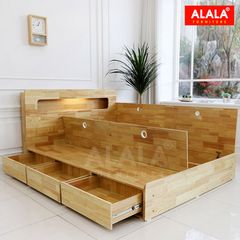 Giường ngủ gỗ tự nhiên A18