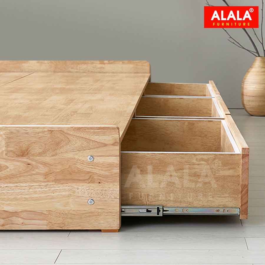 Giường ngủ gỗ tự nhiên A09