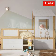 Giường ngủ ngôi nhà cho bé A141