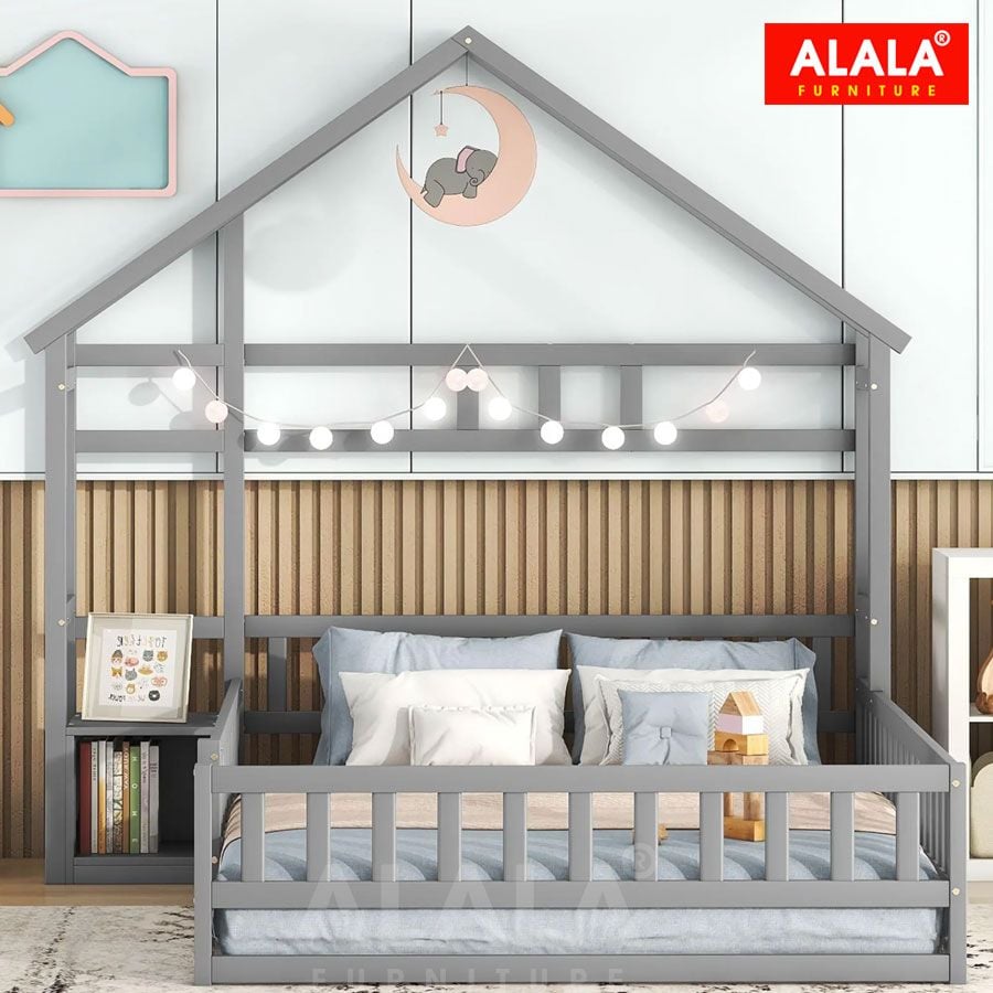 Giường ngủ ngôi nhà cho bé A142