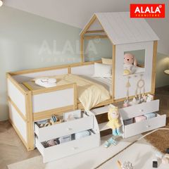 Giường ngủ ngôi nhà cho bé A141