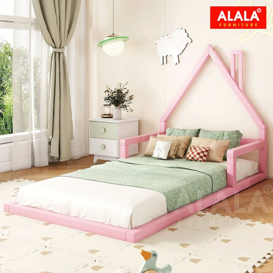 Giường ngủ ngôi nhà cho bé A169