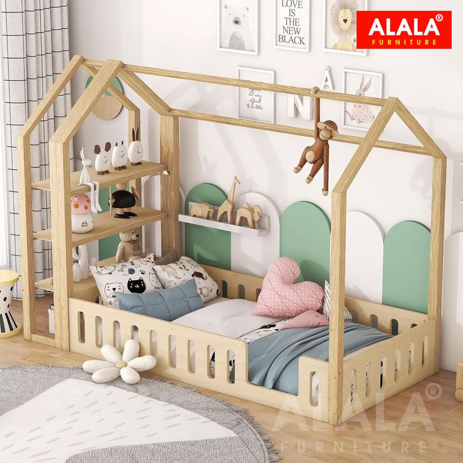 Giường ngủ ngôi nhà cho bé A158