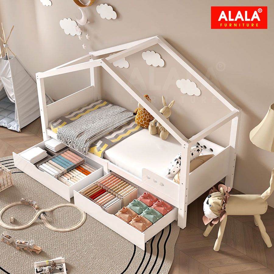 Giường ngủ ngôi nhà cho bé A174