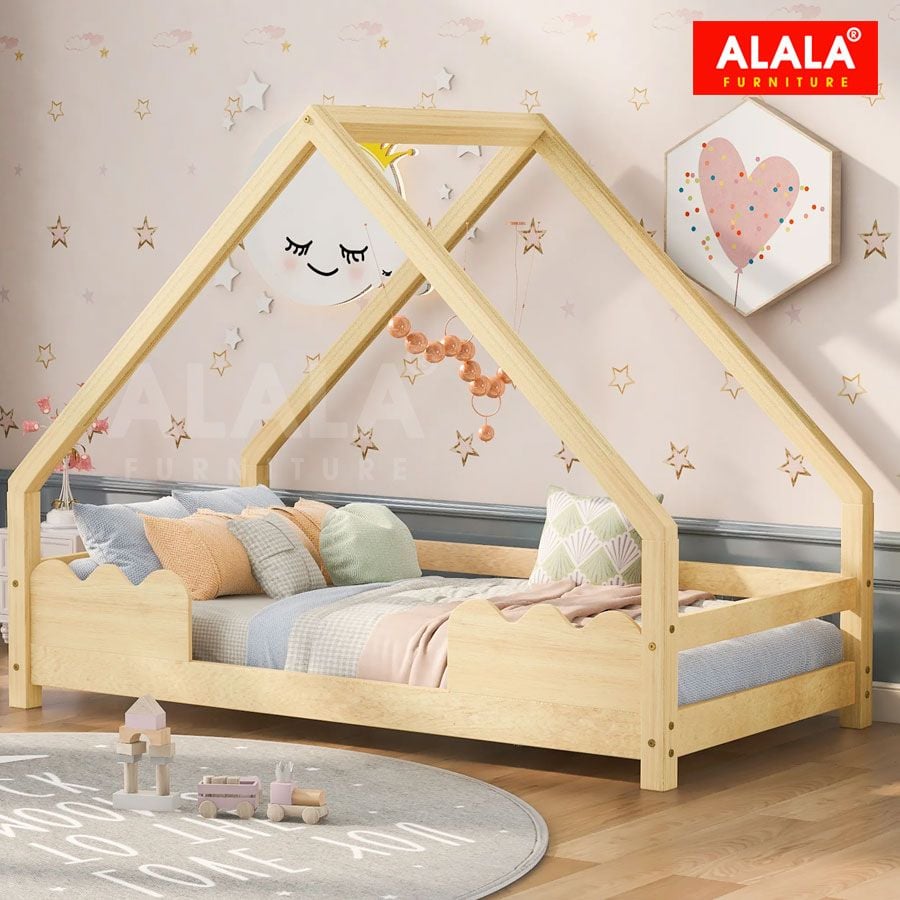 Giường ngủ ngôi nhà cho bé A175