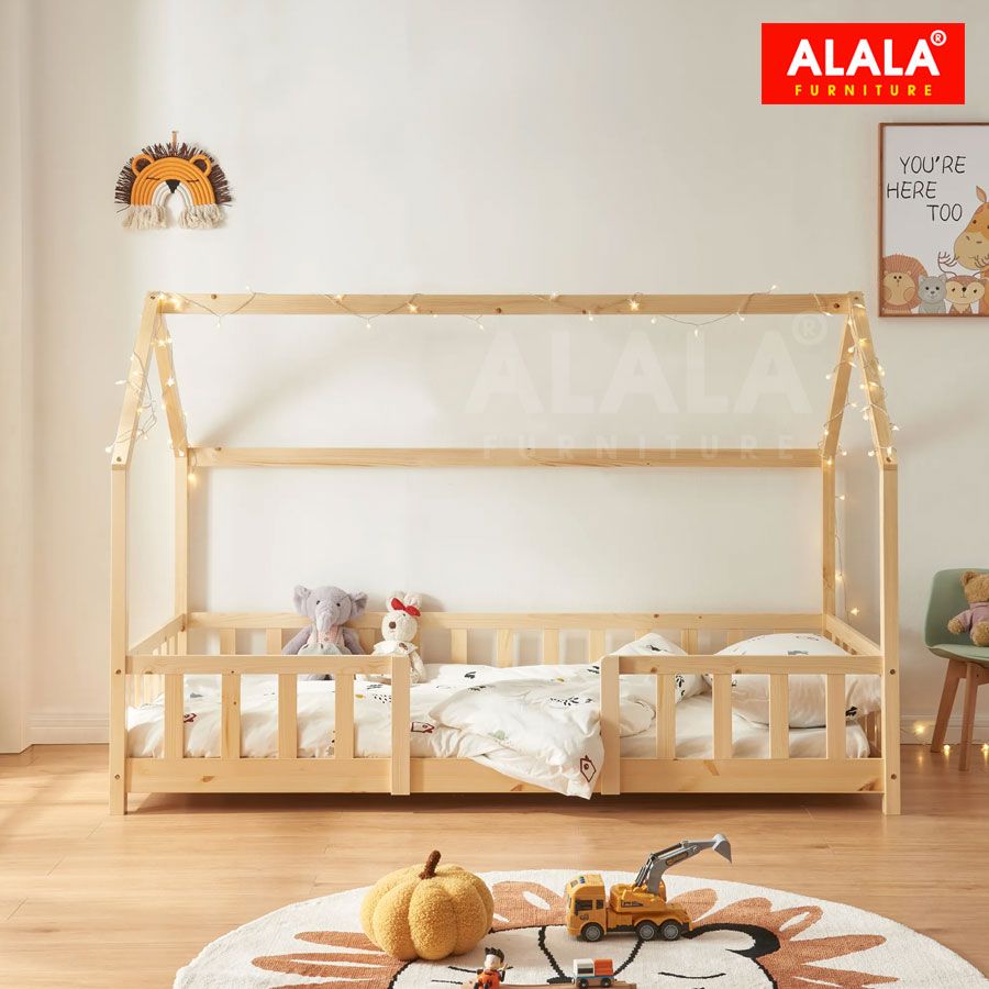 Giường ngủ ngôi nhà cho bé A158