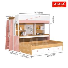 Giường tầng ALALA154 đa năng