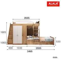 Giường tầng ALALA157 đa năng
