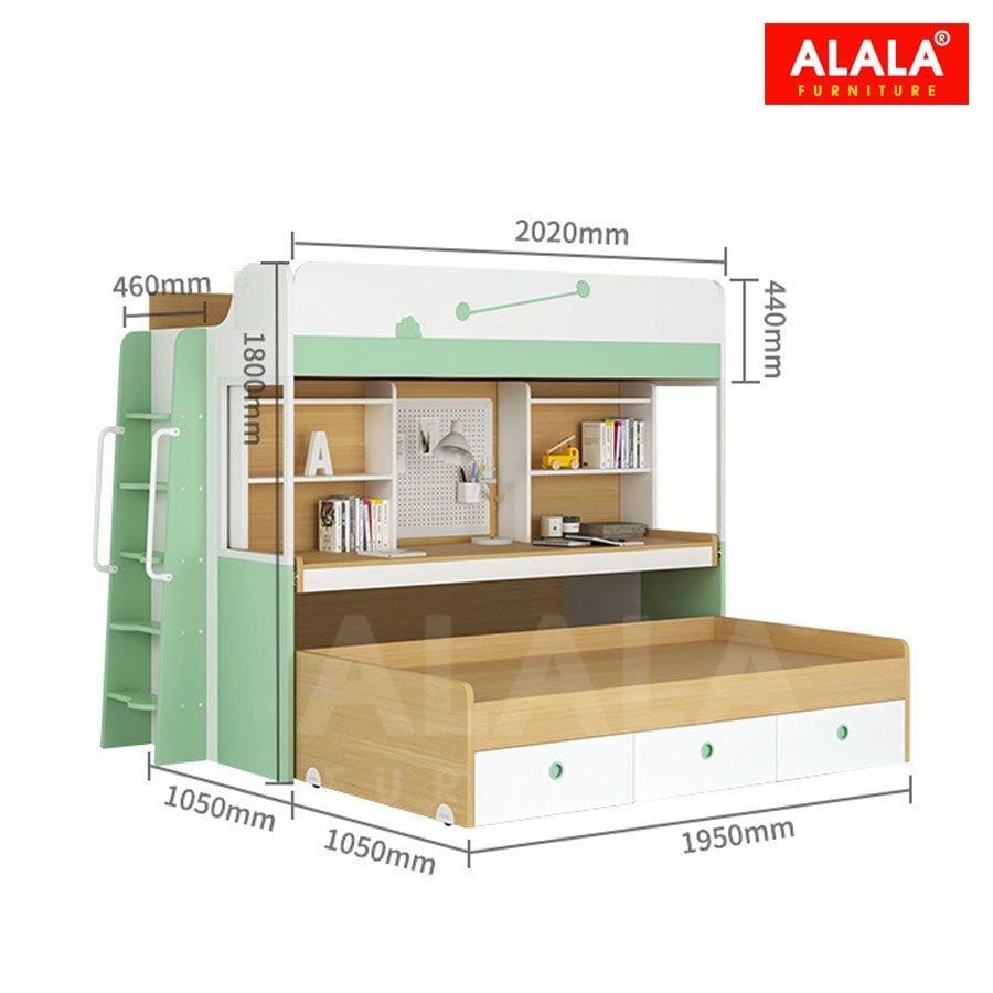 Giường tầng ALALA154 đa năng