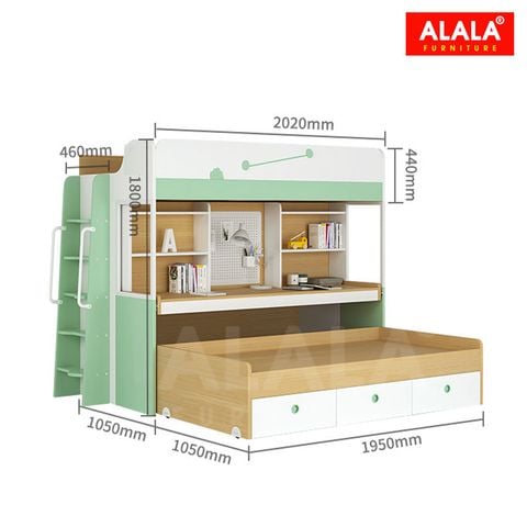 Giường tầng ALALA154 đa năng