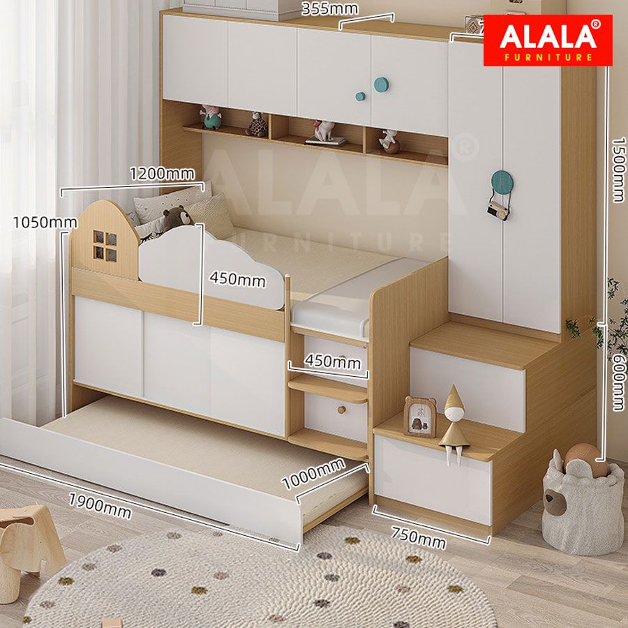 Giường tầng ALALA152 đa năng