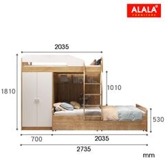 Giường tầng ALALA157 đa năng