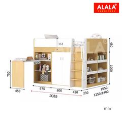 Giường tầng ALALA164 đa năng
