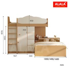 Giường tầng ALALA160 đa năng