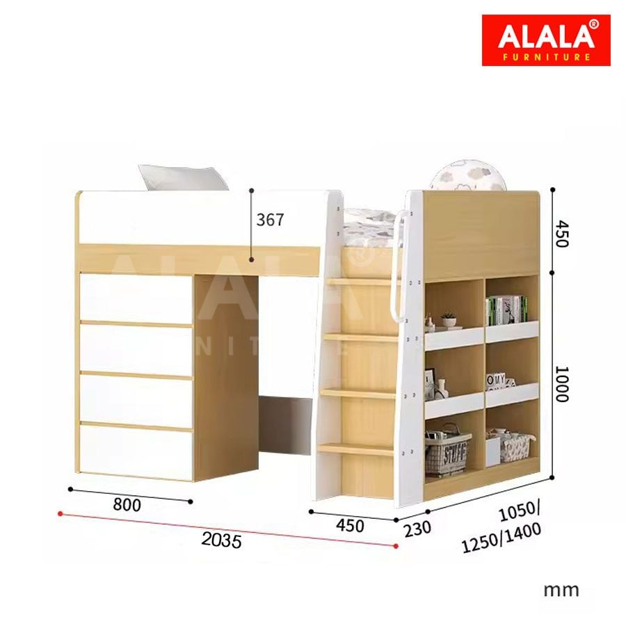 Giường tầng ALALA164 đa năng