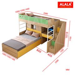 Giường tầng ALALA165 đa năng