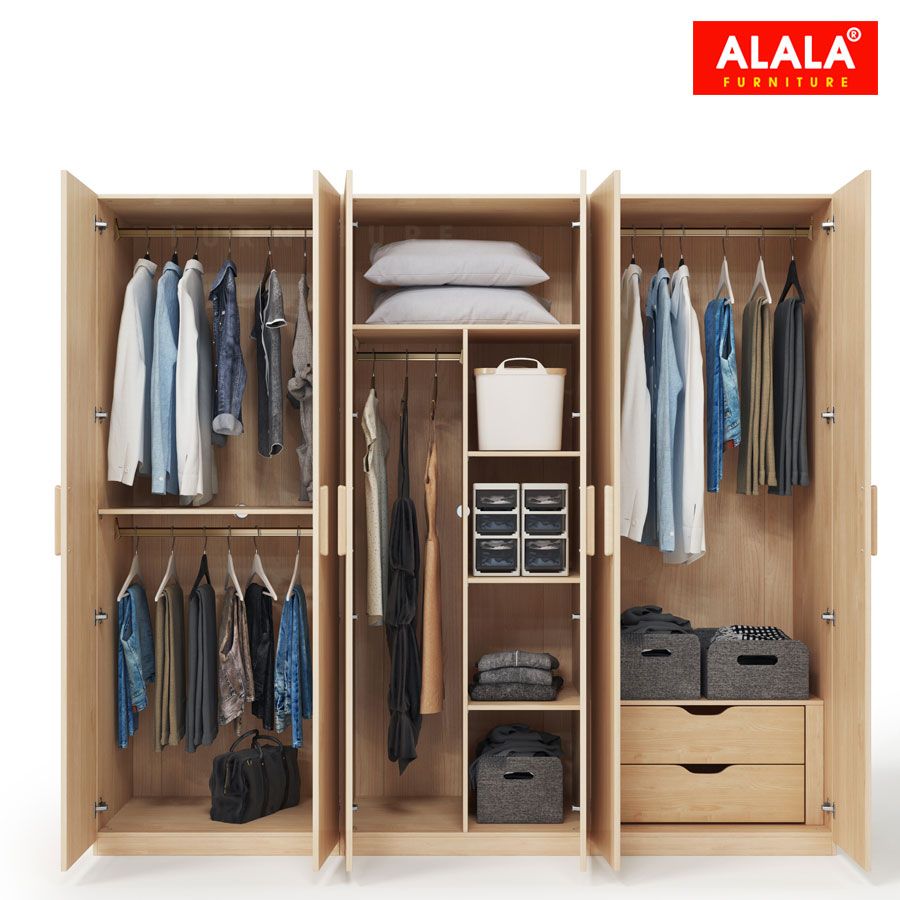 Tủ quần áo ALALA209 cao cấp