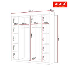 Tủ quần áo A1049 cao cấp