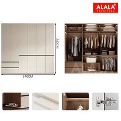 Tủ quần áo A1055 cao cấp