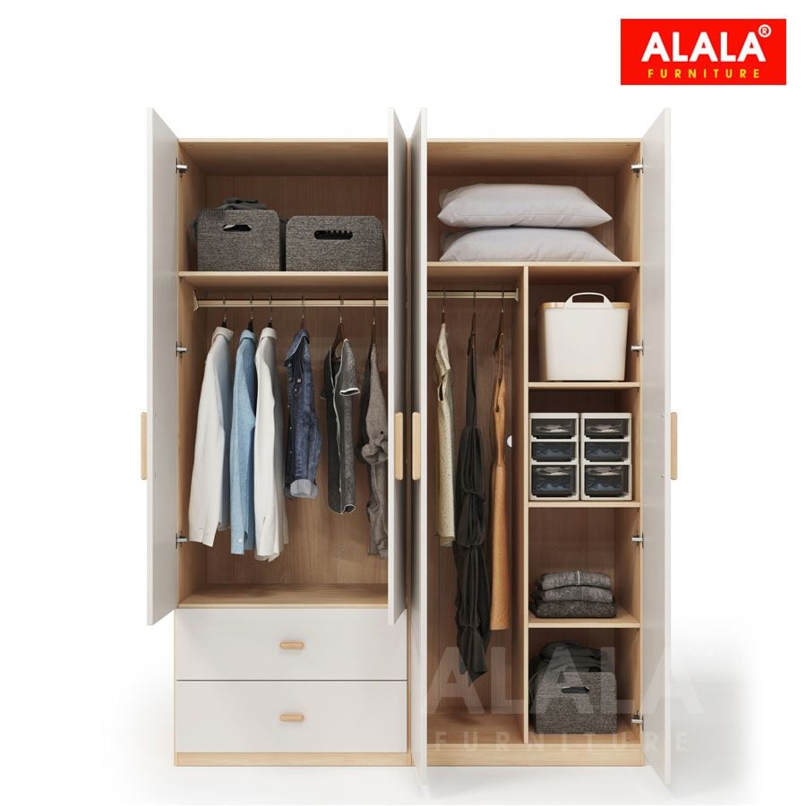 Tủ quần áo ALALA227 cao cấp