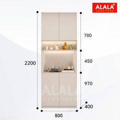 Tủ trang trí ALALA5008