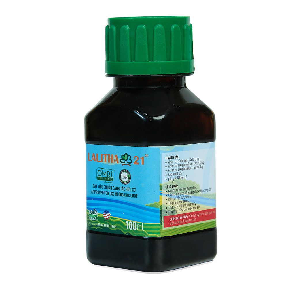 PHÂN BÓN VI SINH VẬT  LALITHA 21 Phúc Điền (USA - 100ML)