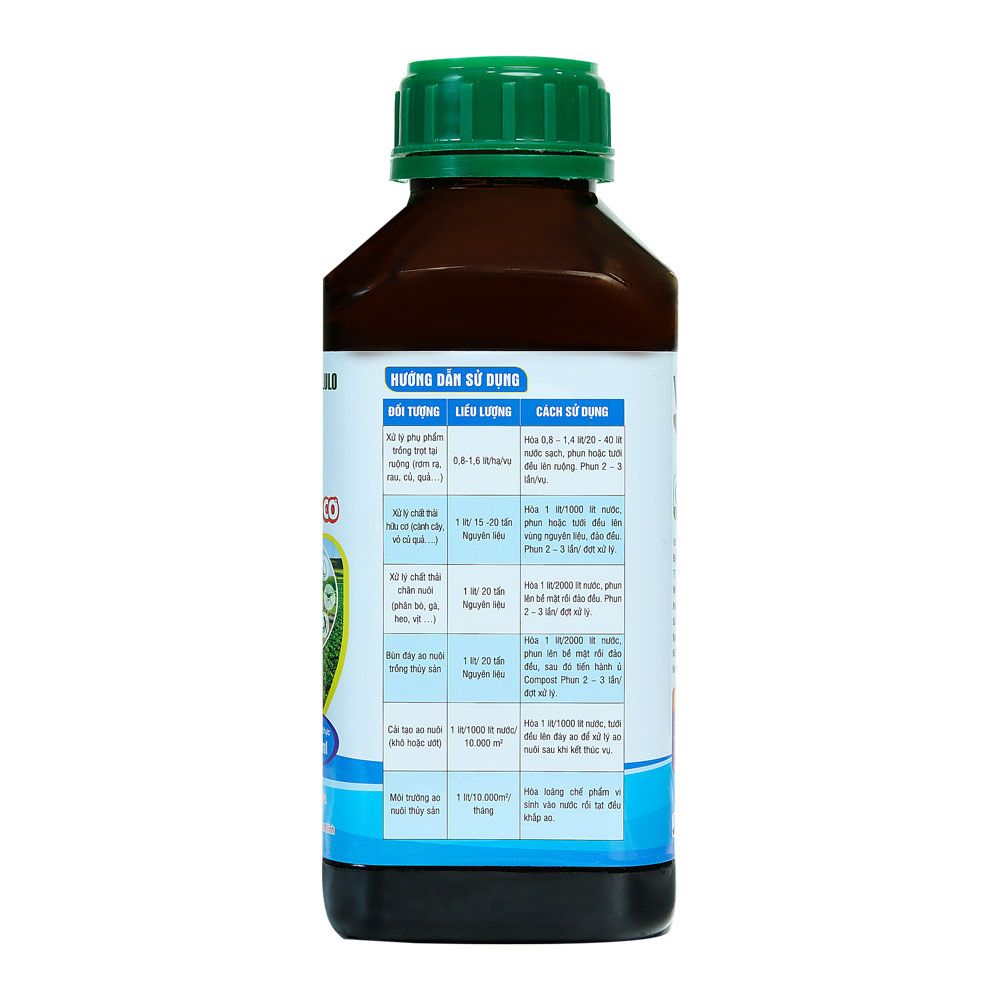 CHẾ PHẨM VI SINH VẬT PHÂN GIẢI XENLULO V.MONA (1000ML)