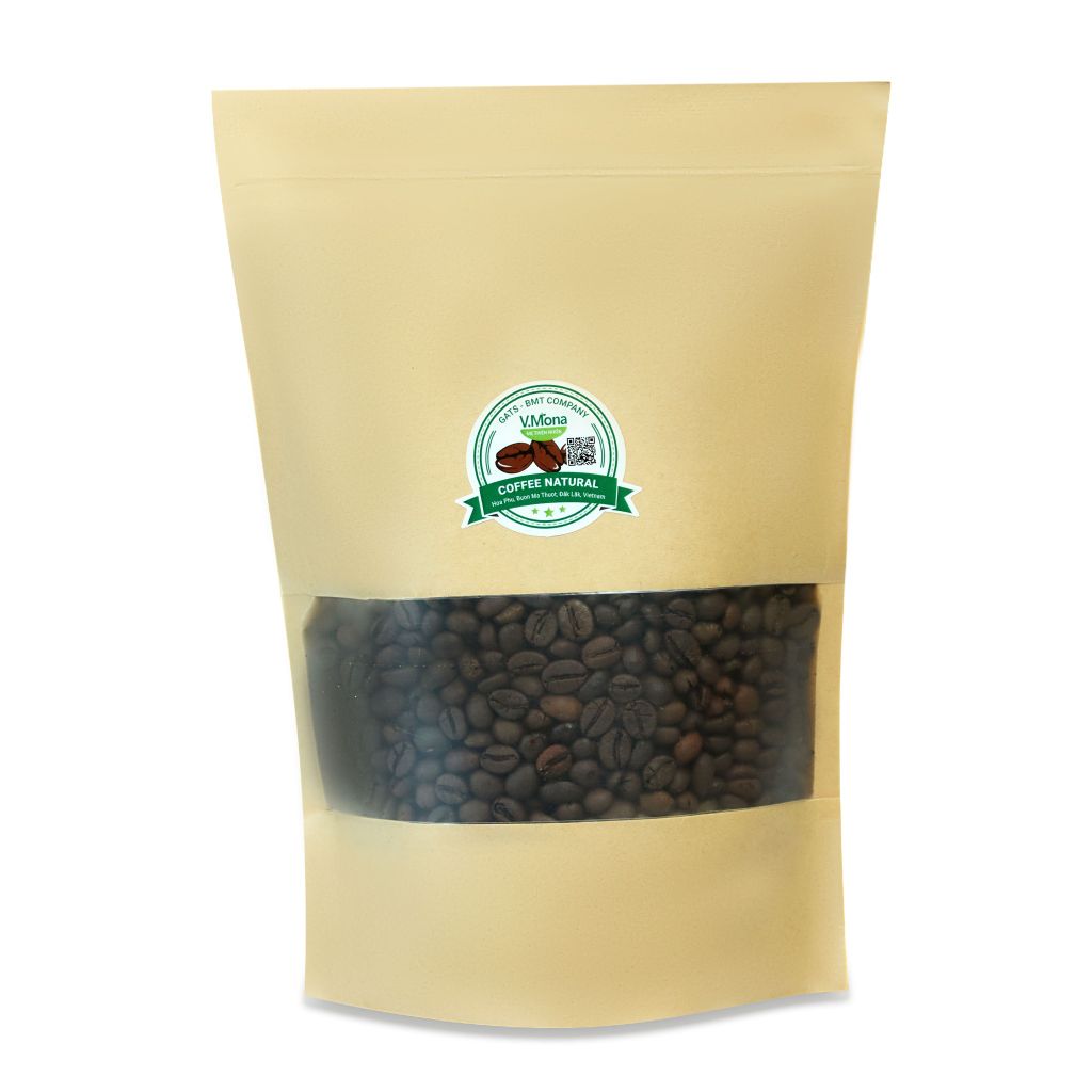 Cà Phê Hữu Cơ V.Mona - Hạt Rang 500g