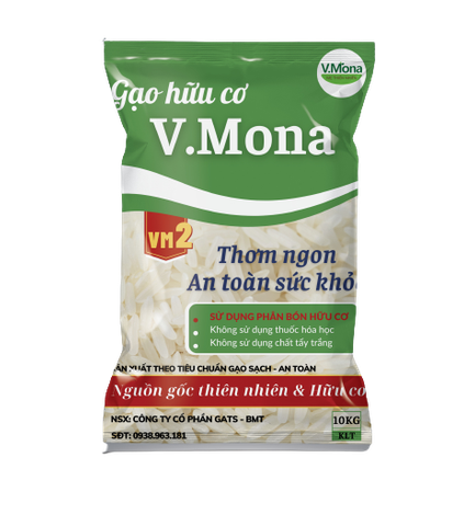 Gạo Hữu Cơ V.Mona 5KG - VM02