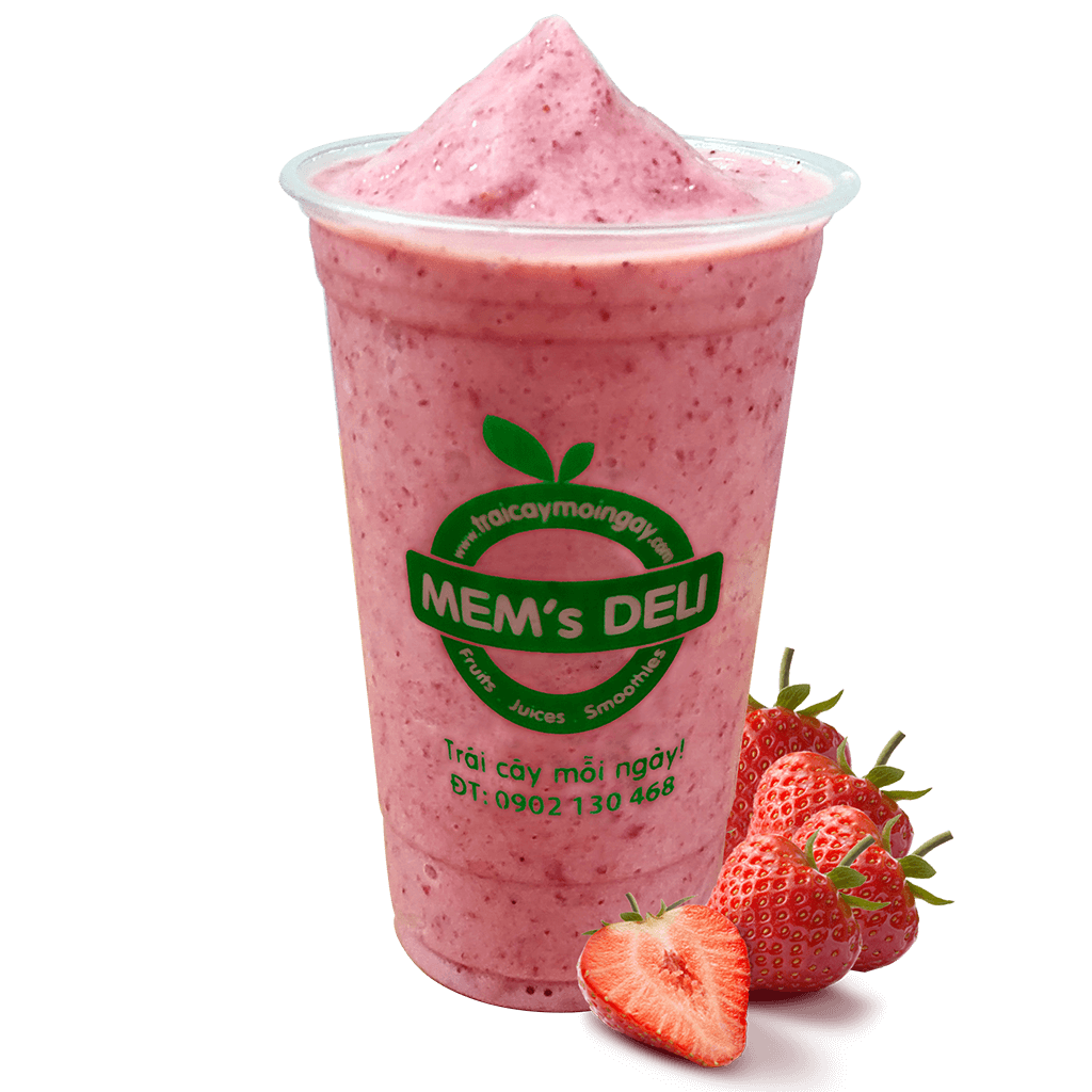  Sinh tố dâu (Strawberry smoothie) 