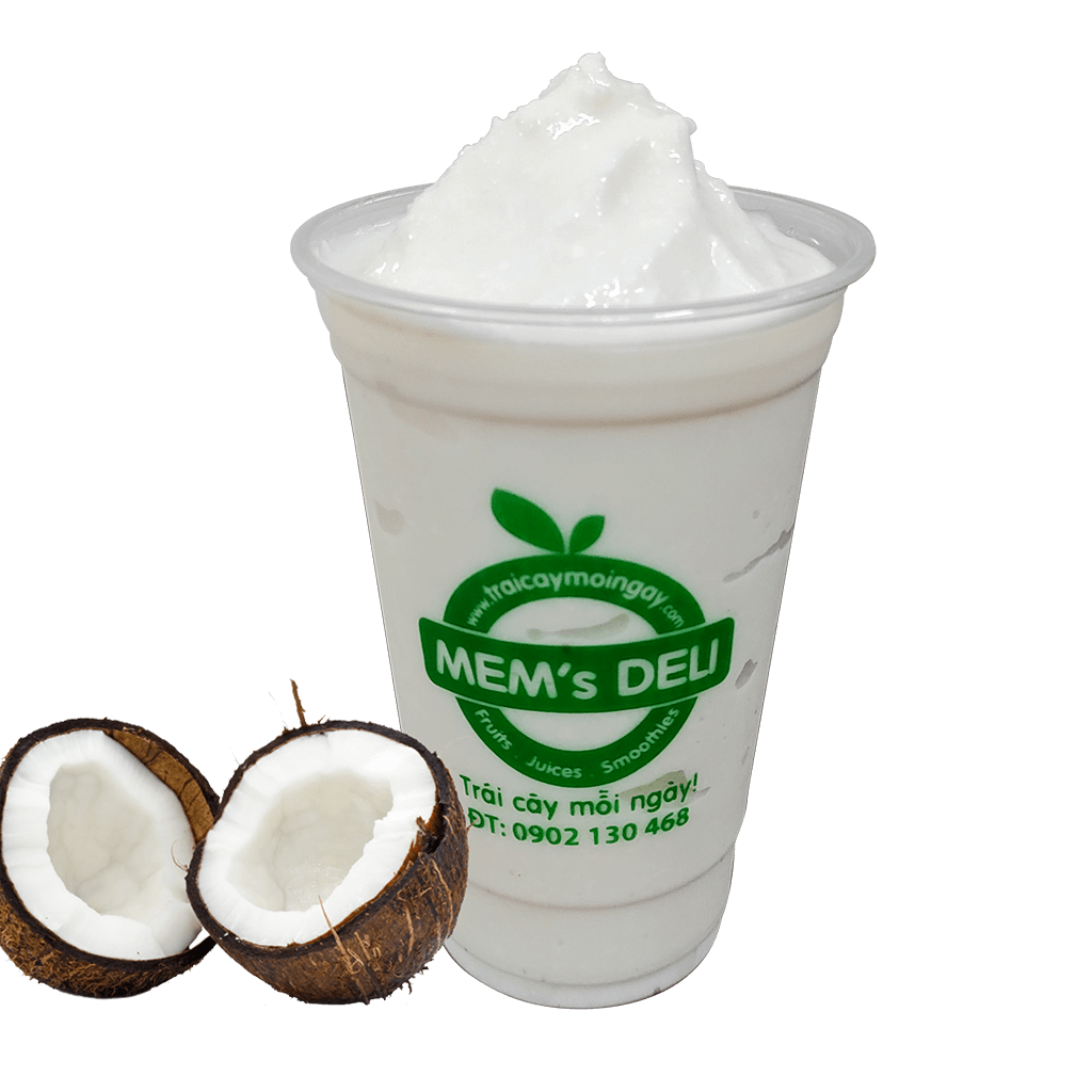  Sinh tố dừa (Coconut smoothie) 