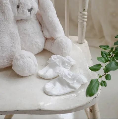FL - Tất ren Bebe Beily cổ bèo