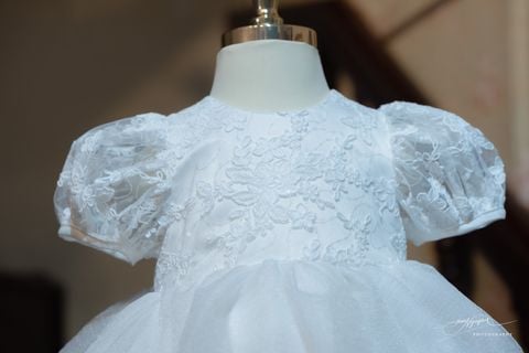 Premium - V16 Váy tay bồng chân voan