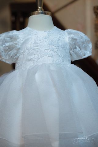 Premium - V16 Váy tay bồng chân voan