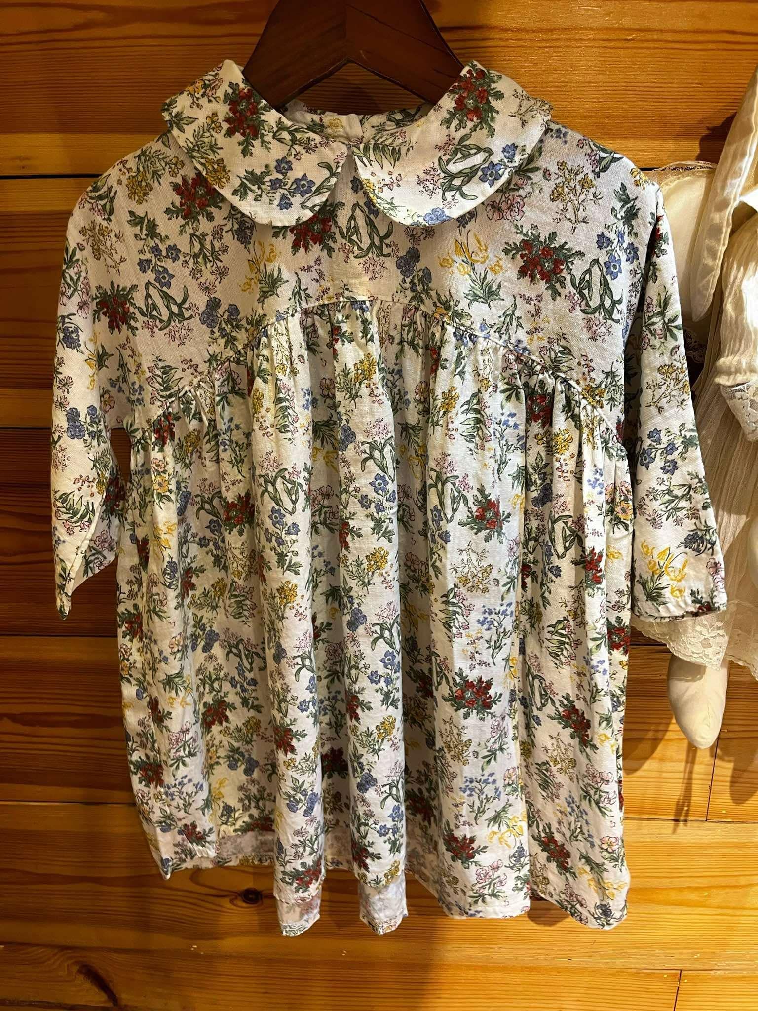 BBS - Váy Floral họa tiết hoa màu sắc cổ sen